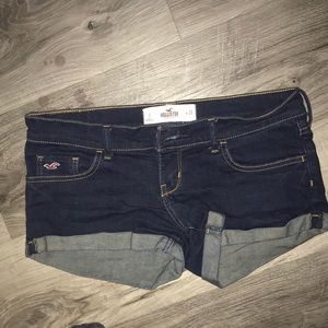 Hollister denim shirt shorts size 3